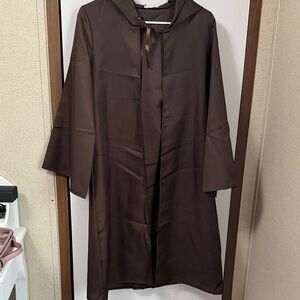 Kid’s Brown Hooded Robe